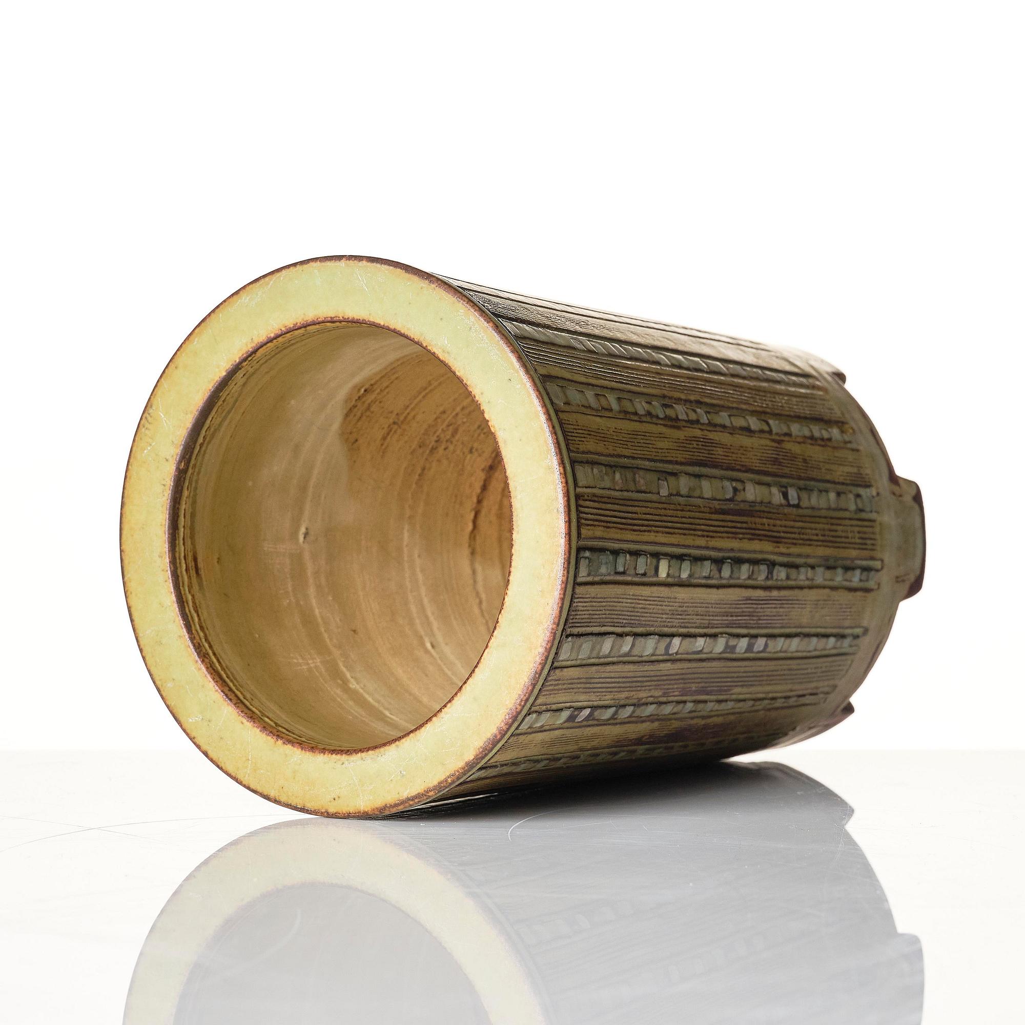 Wilhelm Kåge, a "Farsta" stoneware vase, Gustavsberg Studio, Sweden, 1948.