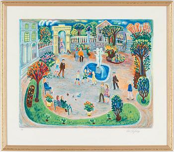 ELIS RYBERG, lithograp in colours, signed PT.