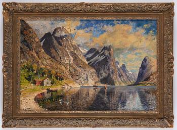 Adelsteen Normann, Fjord landscape.
