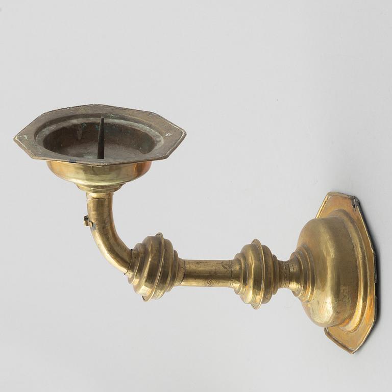 Väggljusstake, barock, 1600/1700-tal.
