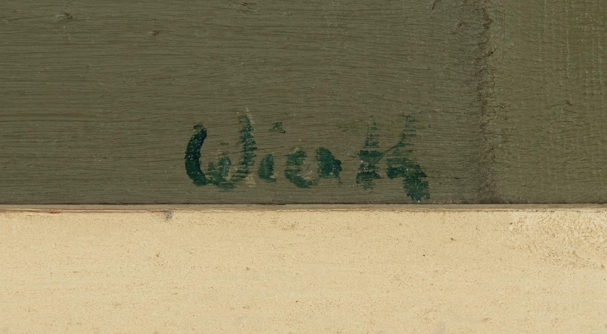 John Wierth, olja på duk, signerad.