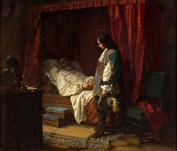 GOTTFRID VIRGIN, olja, signerad och daterad 1857.