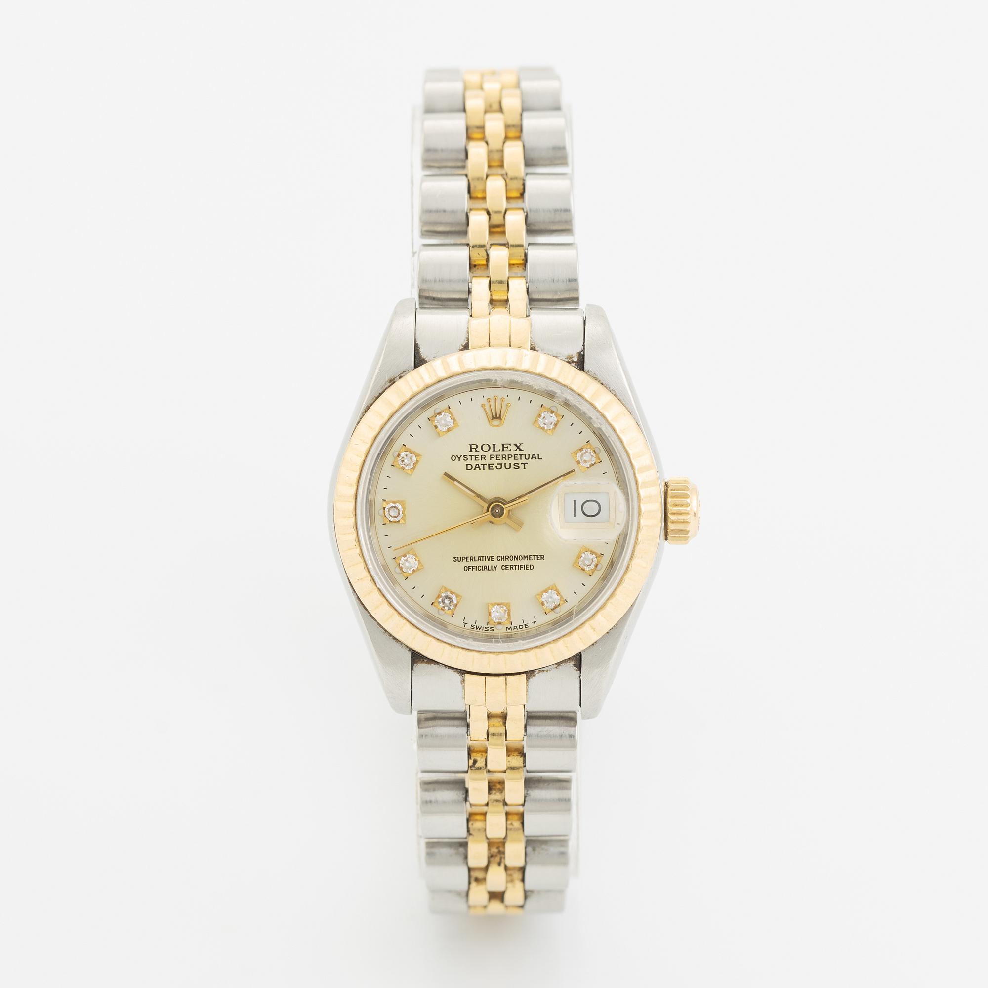 Rolex, Oyster Perpetual, Datejust, wristwatch, 26 mm.