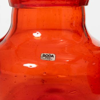 Erik Höglund, a set of two vases, Boda.