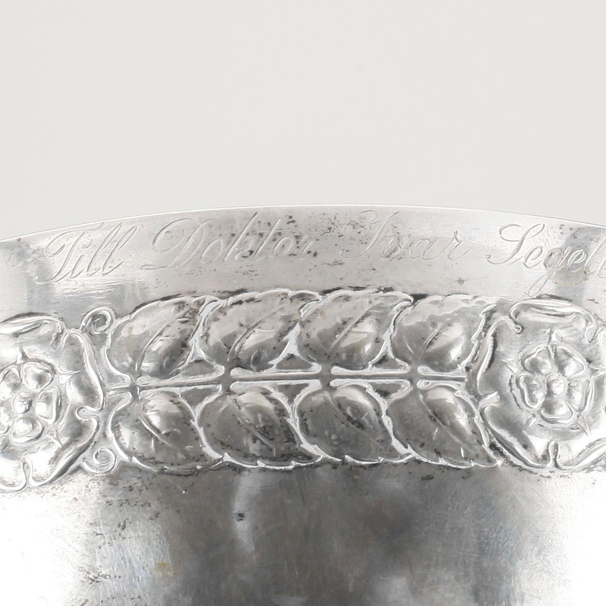 SKÅL, silver, GAB, Stockholm 1919. Vikt ca 198 gram.