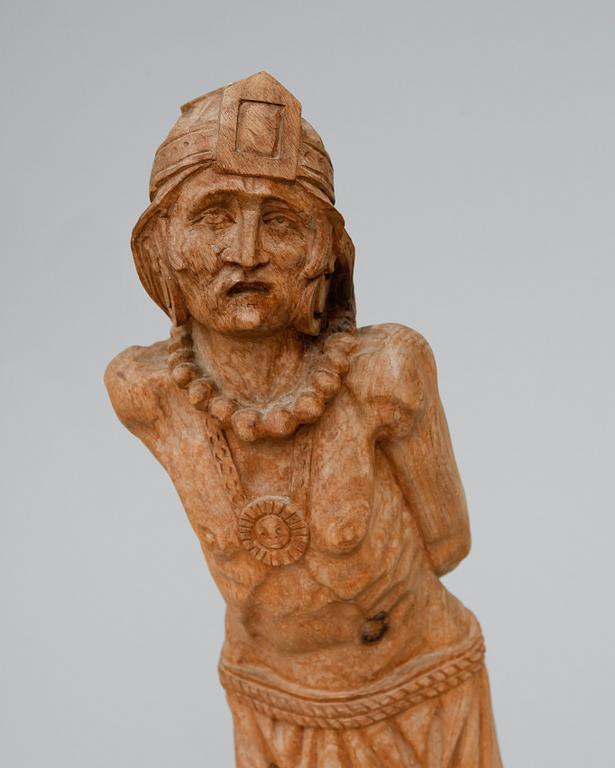 SKULPTUR, skuret trä, 1900-talets första hälft.