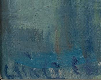 OLAVI LAINE, Olja på duk, Sign.