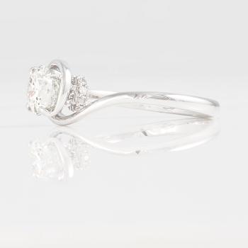 RING, med briljantslipad diamant 1.00 ct.