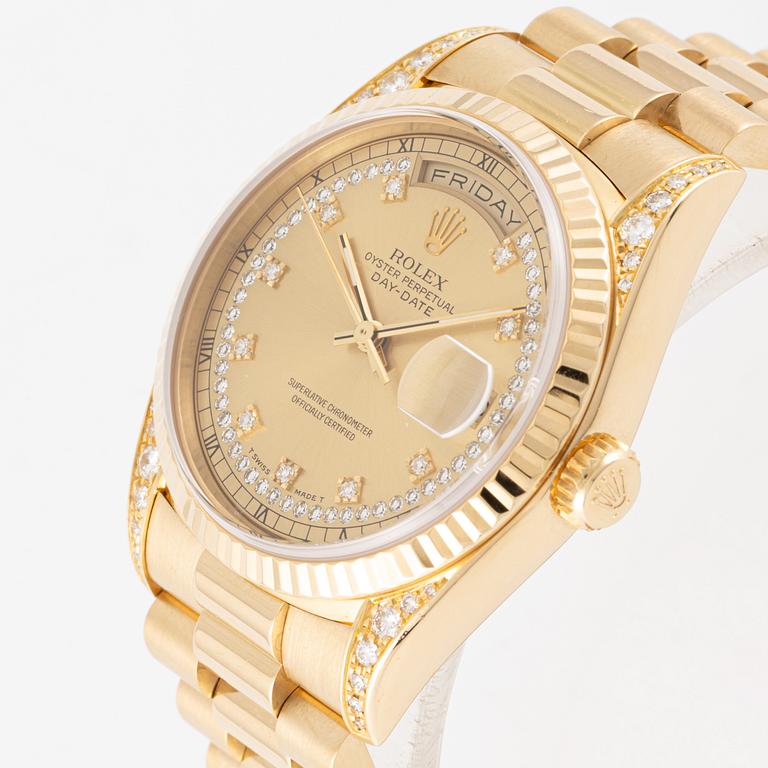 Rolex, Day-Date, "Diamond String Dial", ca 1994.