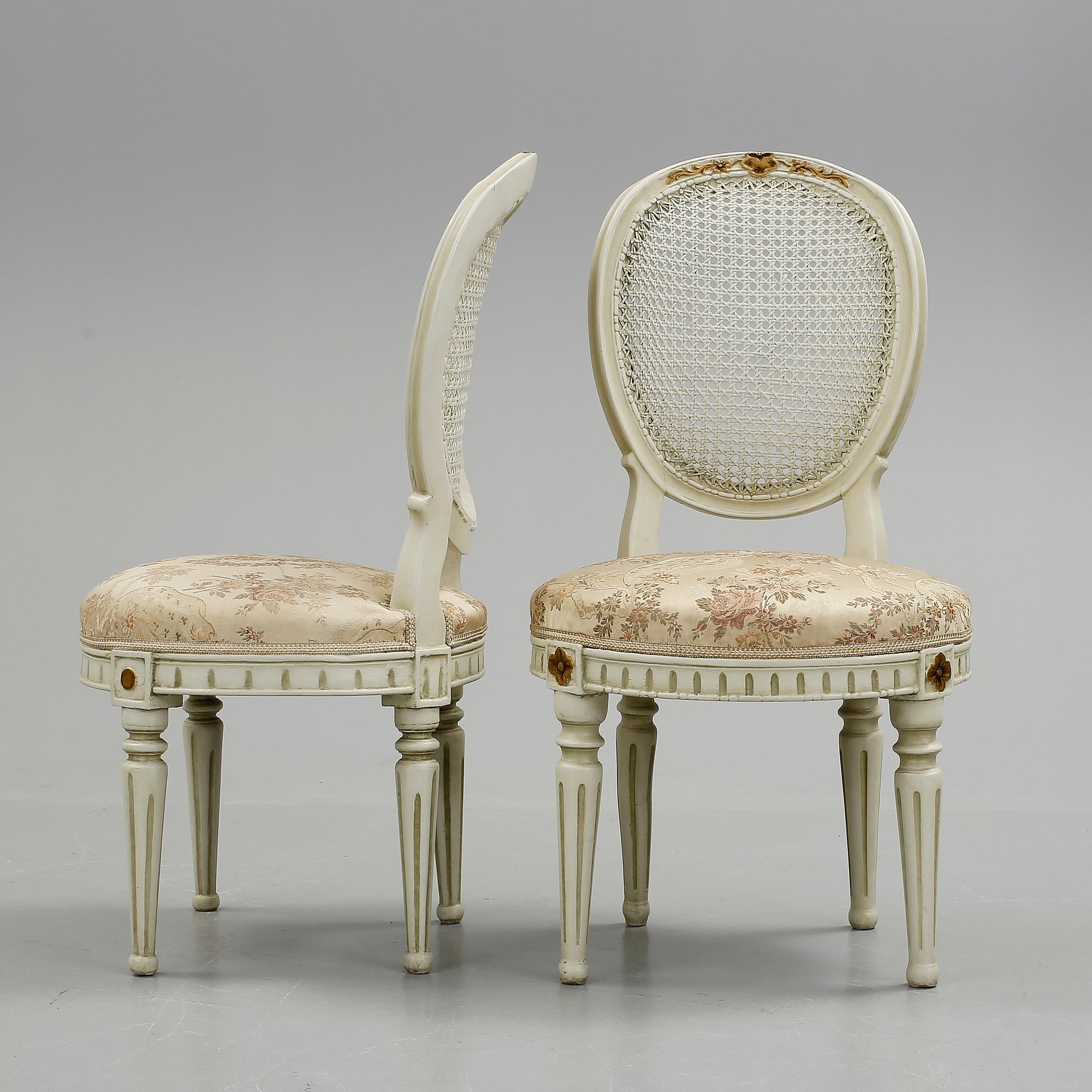 STOLAR, snarlika, gustavianska, 1700-tal.