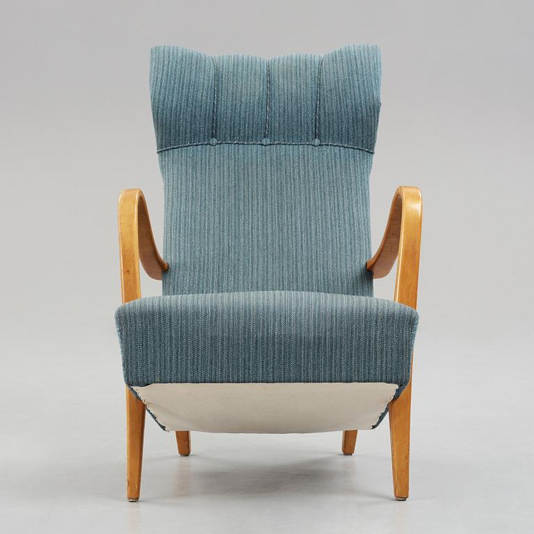 Gustav Axel Berg, fåtölj, AB G.A. Bergs, Stockholm 1940-tal.