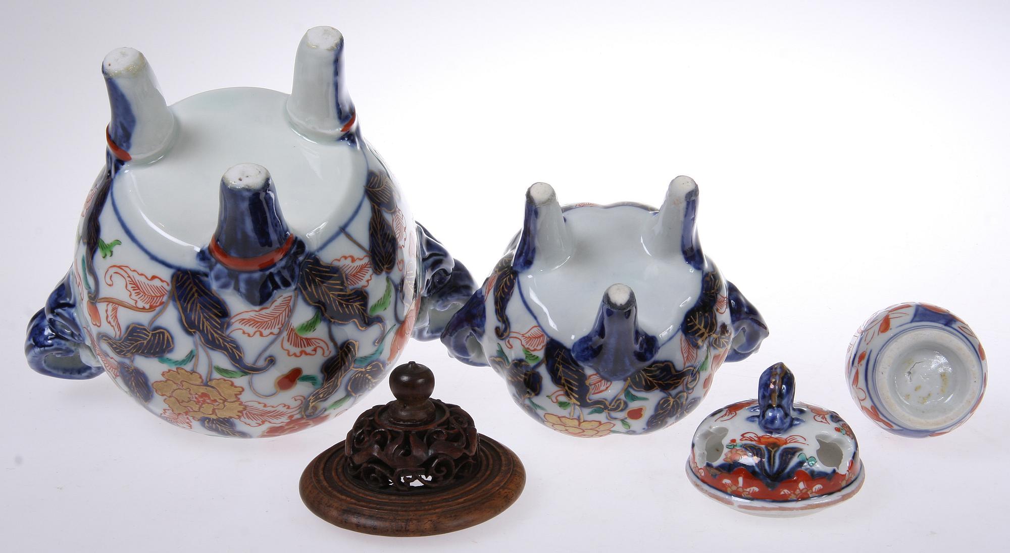 PARTI PORSLIN, 7 delar, Japan, 1800/1900-tal.