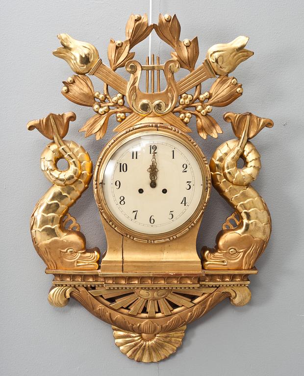 VÄGGPENDYL, empirestil, 1900-tal.