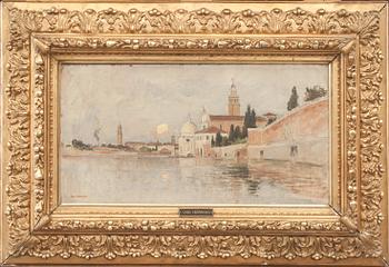 CARL SKÅNBERG, olja på duk, stämpelsignerad. 1882.
