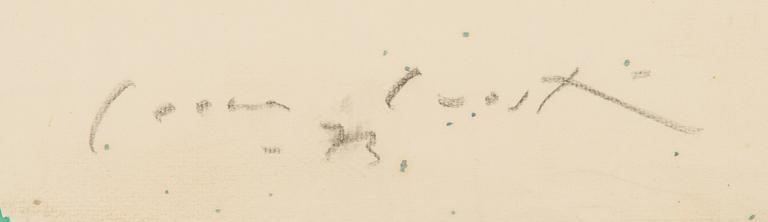 Leena Luostarinen, akvarell, signerad.