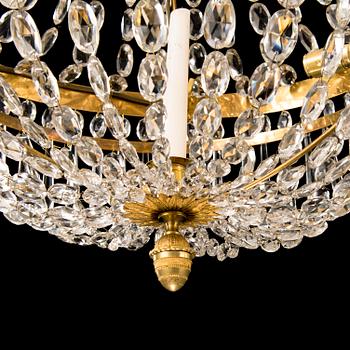 An early 19th century chandelier.