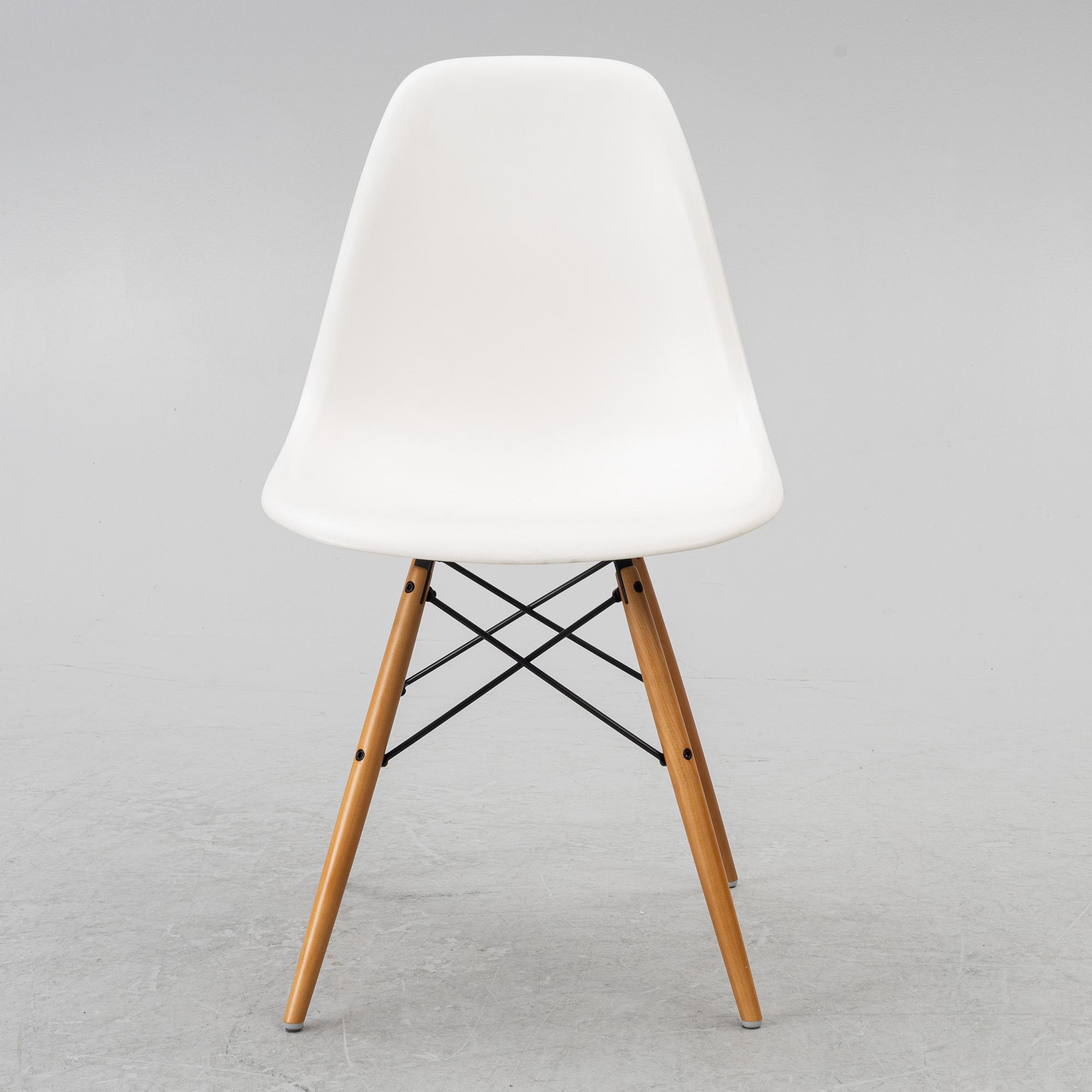 Charles & Ray Eames, chair, "Plastic Side Chair DSW RE", Vitra.