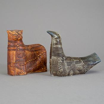 FIGURINER, 2 st, keramik, Bertil Vallien, Rörstrand.