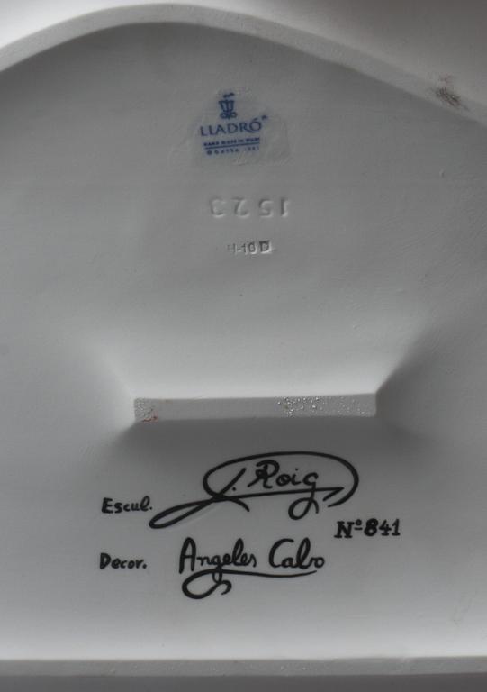 FIGURIN, porslin, Lladro. Märkt No. 841. Tillverkningsår 1991.