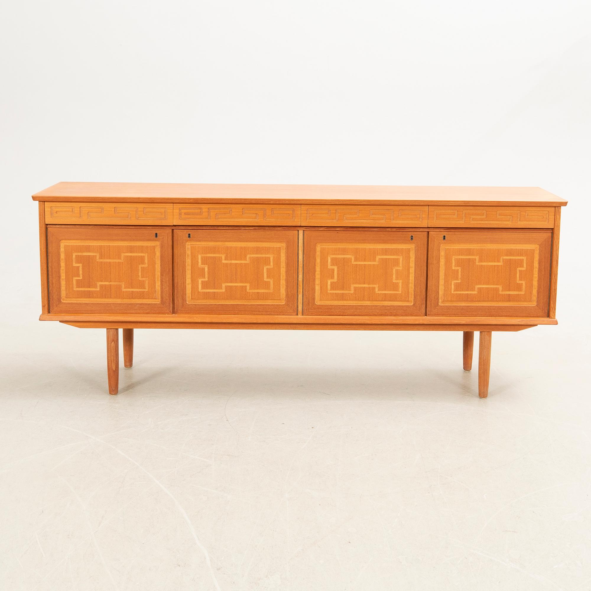 Sideboard, teakfanér. Bröderna Sörheim, Norge 1960-tal.