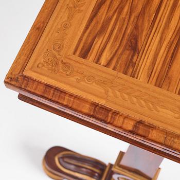 A William IV kingwood and mahogany card table by Thomas & George Seddon (firm active in London 1753/1815-70).