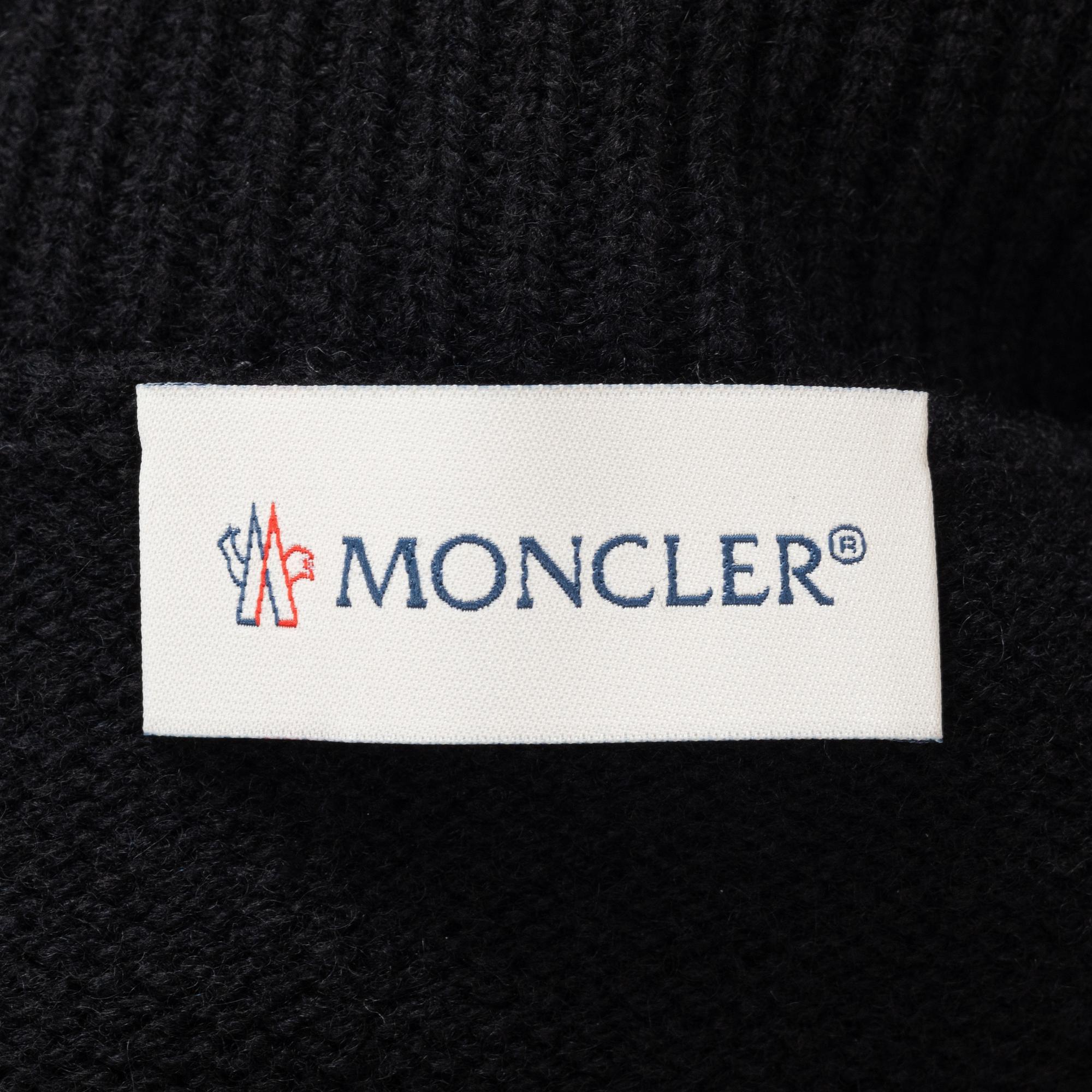Moncler, A 'Lupetto tricot' wool turtleneck sweater, size M.