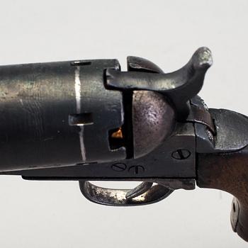 A belgian Colt Pocket copy percussion revolver mid 19th century.