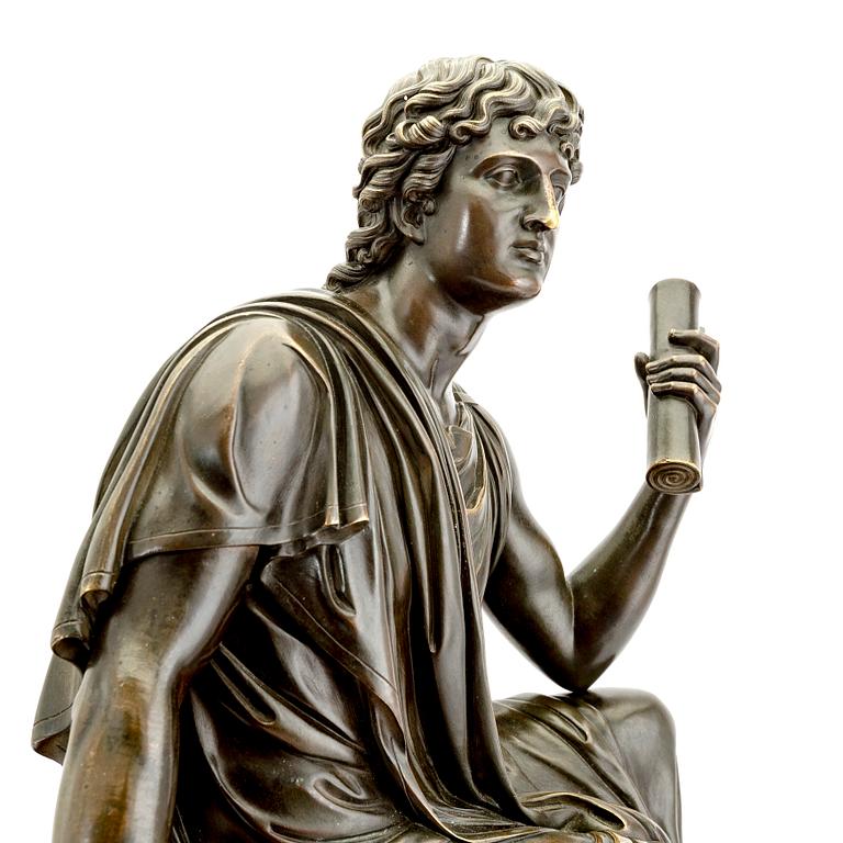 A late Empire mid 1800s table clock.