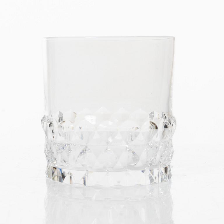 Ingeborg Lundin, a 60-piece glass service, 'Silvia', Orrefors, Sweden.