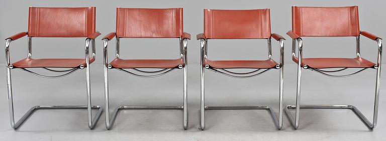 KARMSTOLAR, 4 st, Matteo Grassi, 1900-talets andra hälft.