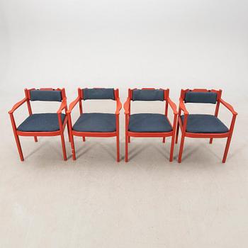 Armchairs, 4 pcs, second half of the 20th century, Boman Oy Finland.