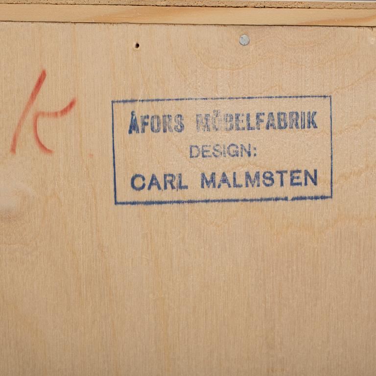 SKÅP MED HYLLA, "Vardags", Carl Malmsten, Åfors Möbelfabrik.