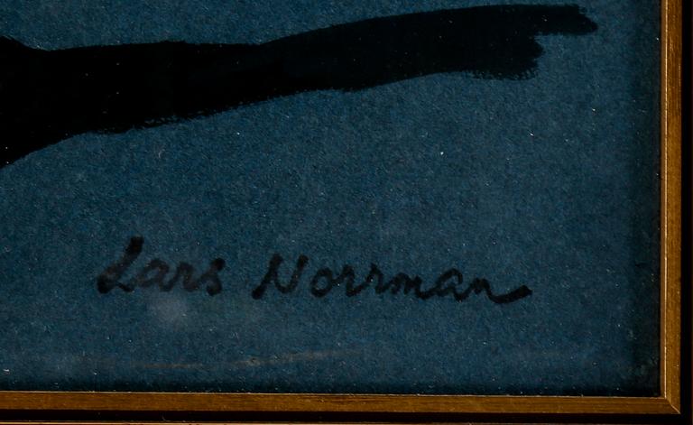 LARS NORRMAN, blandteknik, signerad.