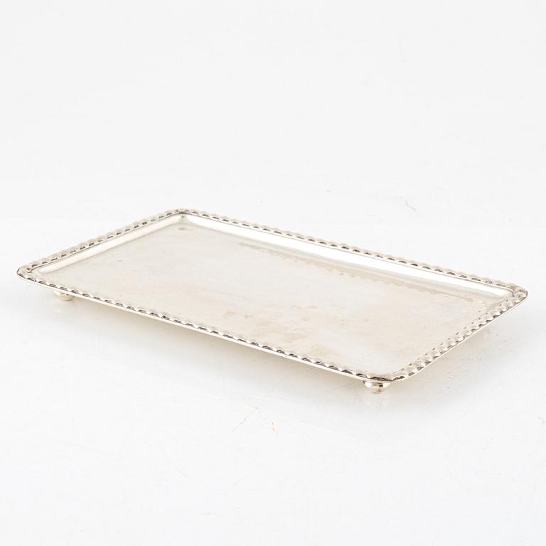 A Swedish SilverTray, mark of K Anderson, Stockholm 1917.