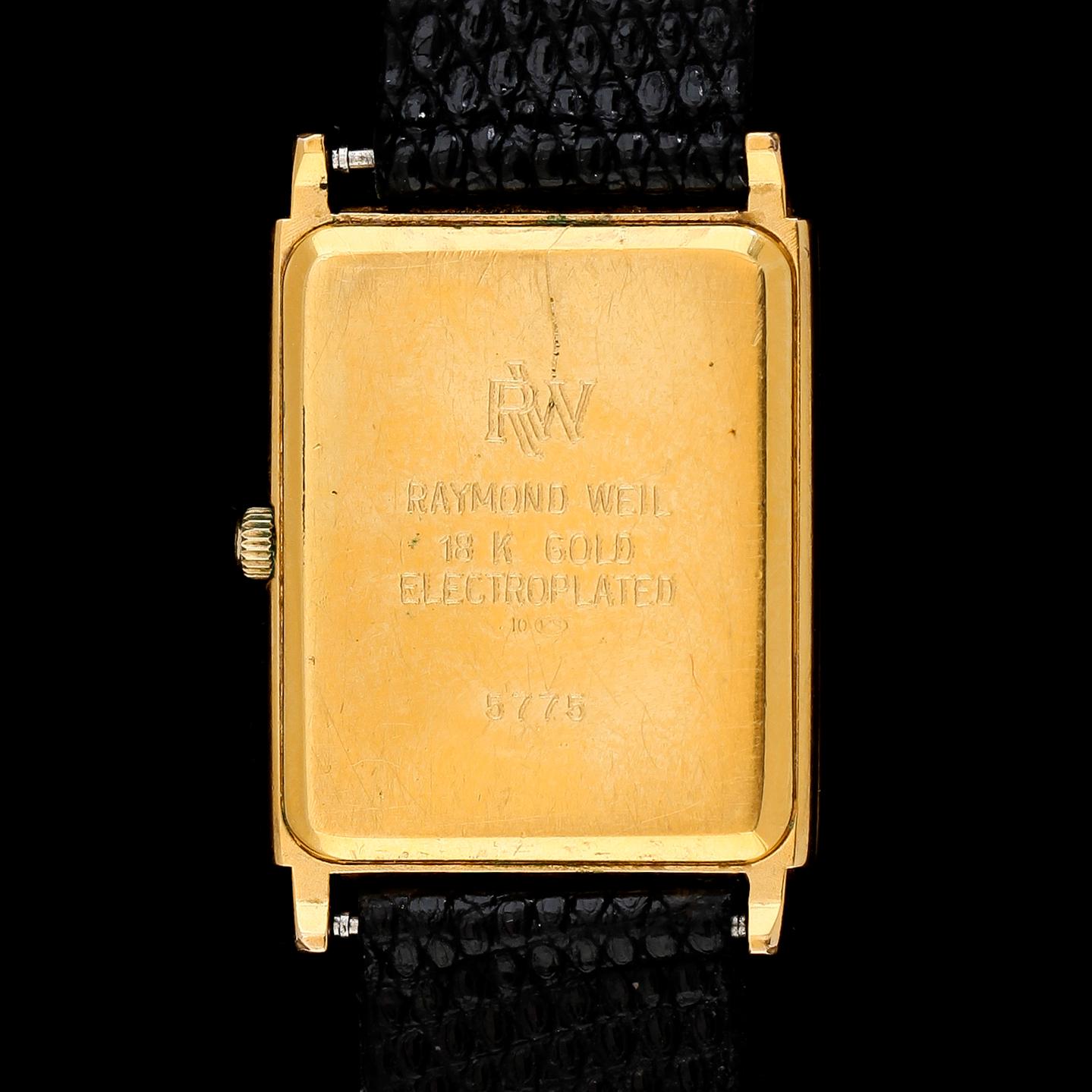 ARMBANDSUR, Raymond Weil, Geneve, gulddoublé.