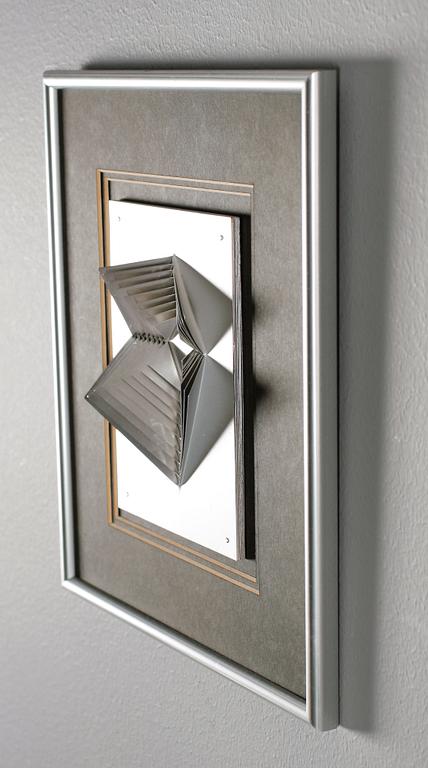 ARNE JONES, väggrelief, "Blossom", aluminium, 1960-tal.