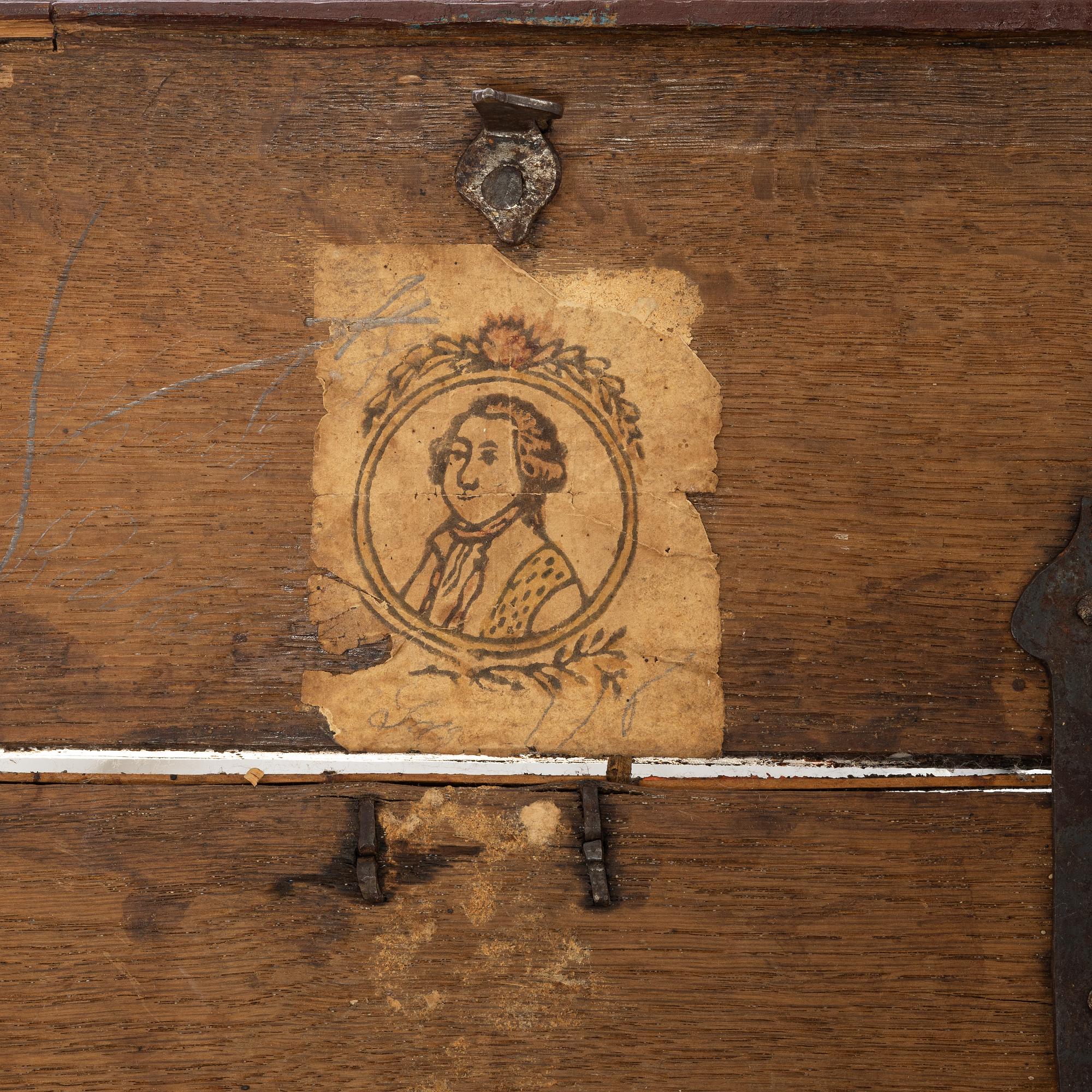 Box, folk art, Western Sweden, dated 1796.