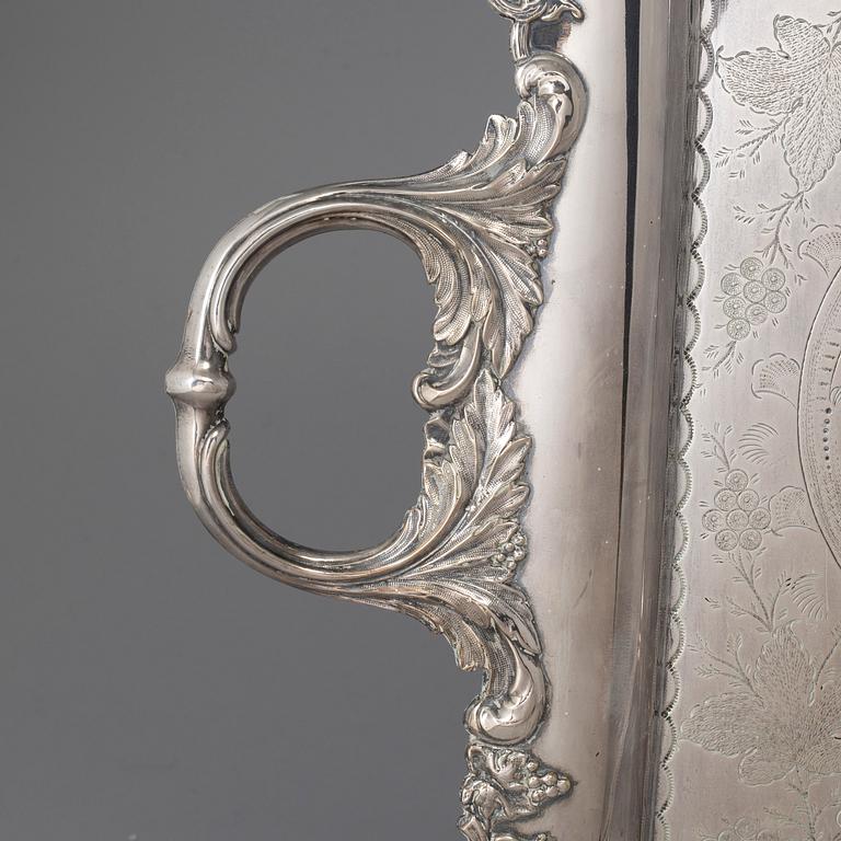 BRICKA, nysilver, rokoko-stil, 1900-tal.
