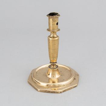 LJUSSTAKE,  brons, 1600-tal.