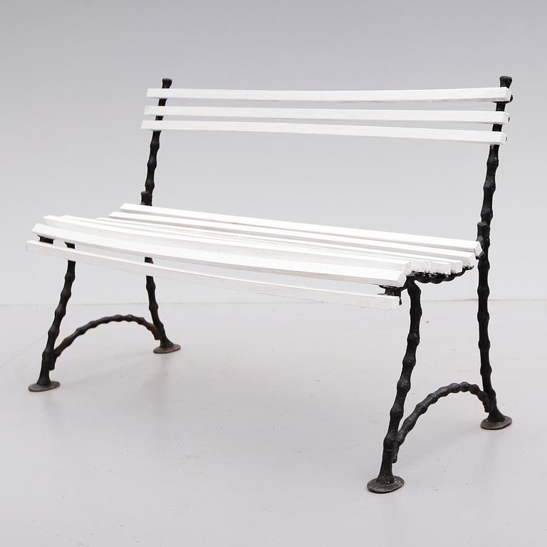 TRÄDGÅRDSSOFFA, gjutjärn, 1900-talets första hälft.