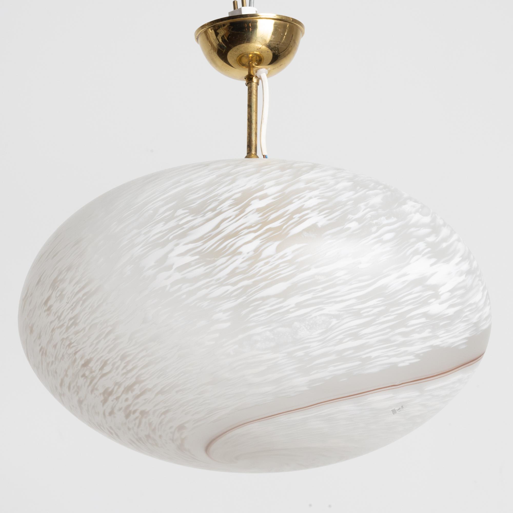 Taklampa, Murano, Italien, 1900-talets slut.