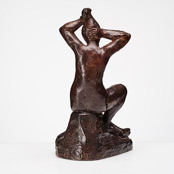 KARIN JONZEN, bronze sculpture, signed K. Jonzen.