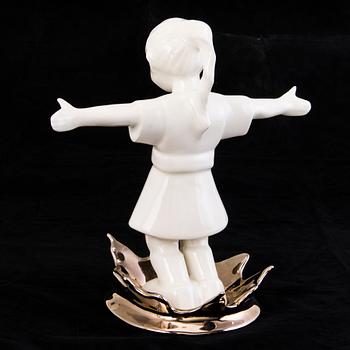 KIM SIMONSSON, a porcelain sculptur signed KIM, numbered 11/30.