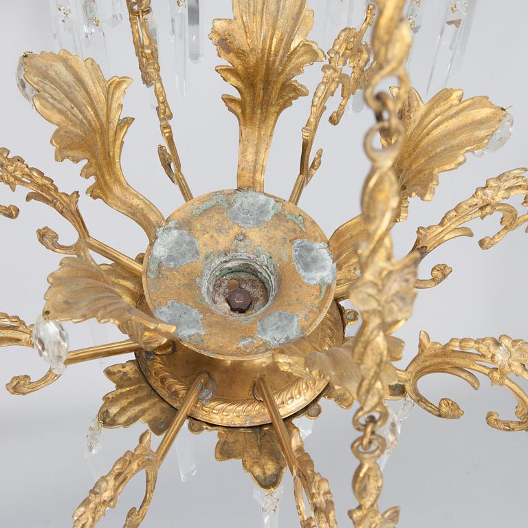 TAKKRONA, biedermeier, 1800-talets mitt. Höjd 101 cm.