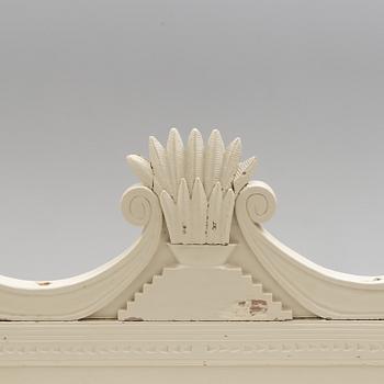 A painted pine sofa, 19th Century.