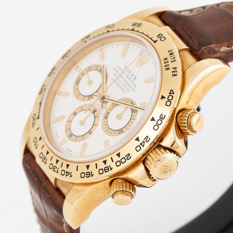 Rolex, Cosmograph, Daytona, chronograph, "Zenith", wristwatch, 40 mm.