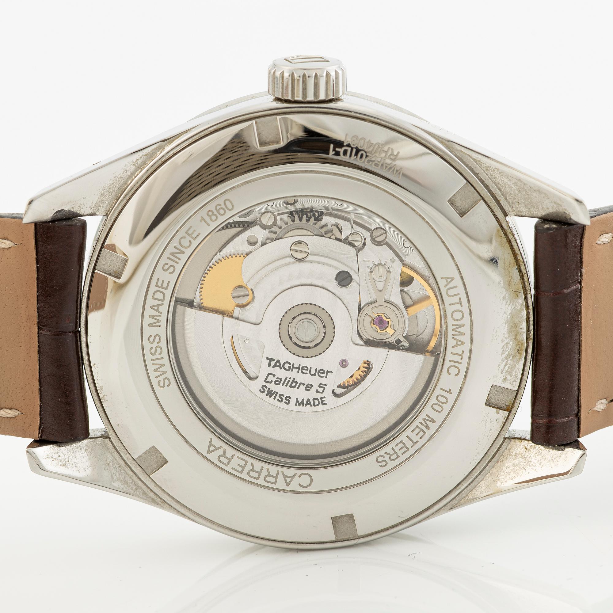 TAG Heuer, Carrera, Calibre 5 Automatic, wristwatch, 41 mm.