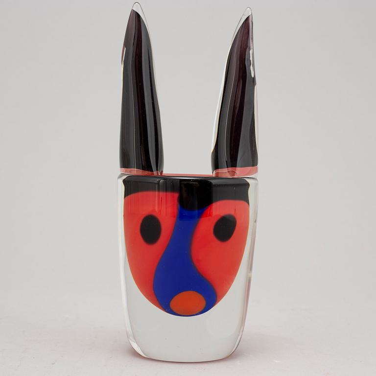 Erik Höglund, a glas sculpture/vase from Strömbergshyttan 1991.