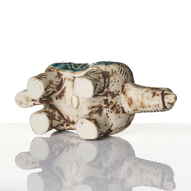 Lisa Larson, figurin, stengods, "Varan", ur serien "Jura", Gustavsberg.