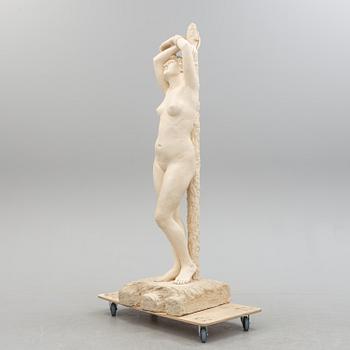 GUSTAF MALMQUIST, skulptur, gips, signerad.